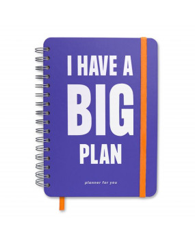 Большой планер "I have a BIG plan" violet